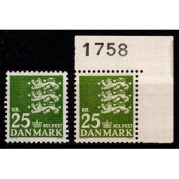 1962 - Danmark - AFA 402 og 402F - Frimærke - Postfrisk.